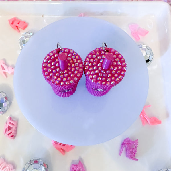 The Pink Icon Inspired Bling Mini Tumbler Keychain