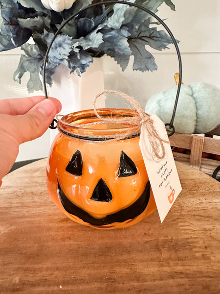 Jack-O’-Lantern Pumpkin Soy Candles 10.5oz