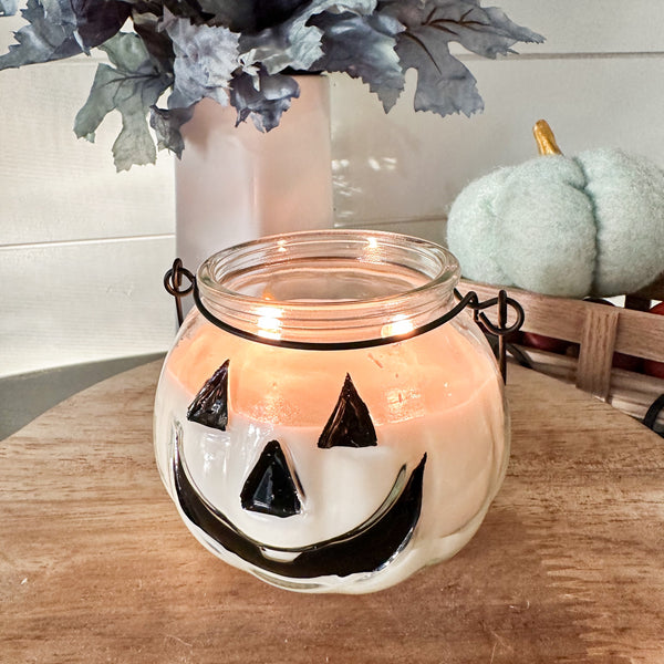 Jack-O’-Lantern Pumpkin Soy Candles 10.5oz
