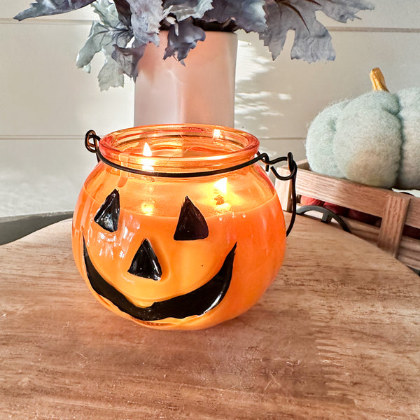 Jack-O’-Lantern Pumpkin Soy Candles 10.5oz