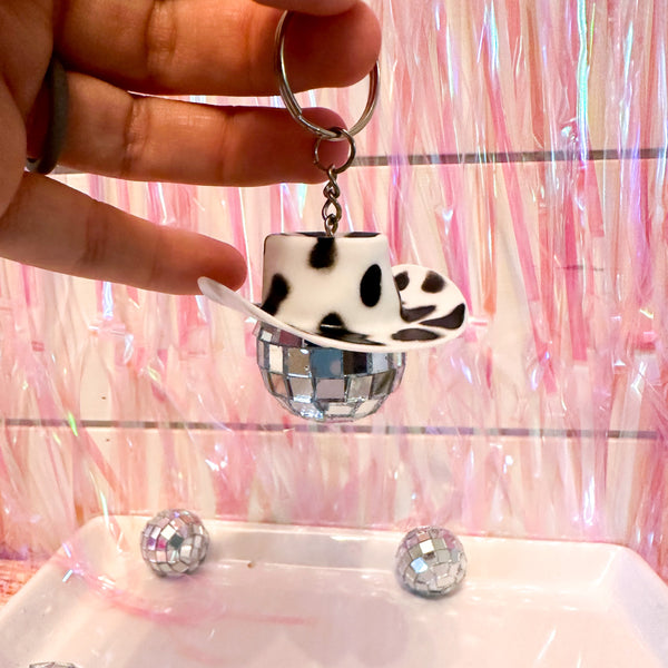 Disco Cowgirl Keychain
