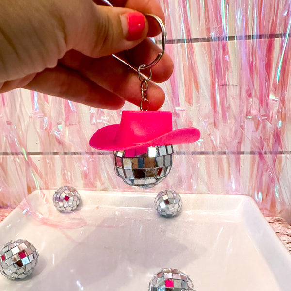 Disco Cowgirl Keychain