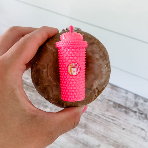 Dunkin Donuts Inspired Mini Tumbler Keychains 🍩