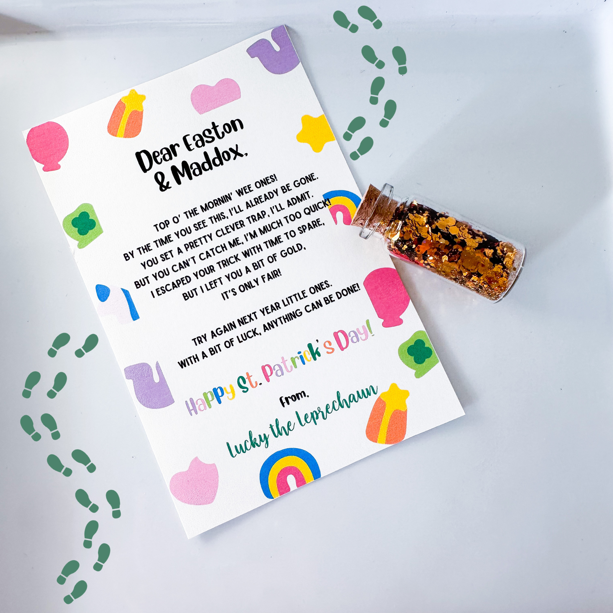 Leprechaun Letter Kit