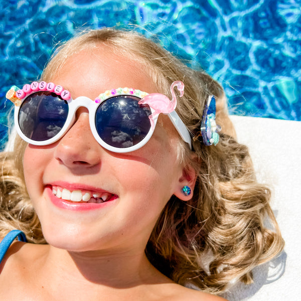 Summer//Beach Custom Sunglasses for Kids